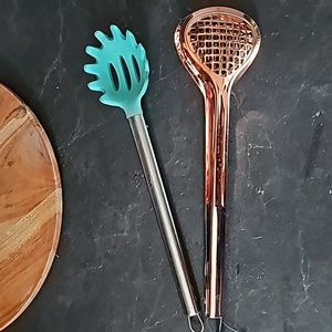 2 piece world market kitchen tool cooking utensils tongs